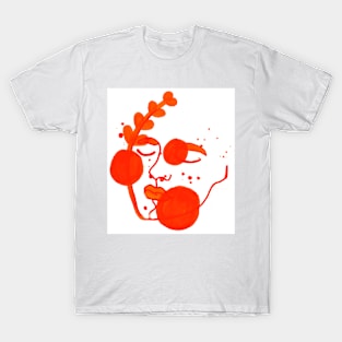 Orange Face T-Shirt